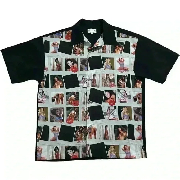 Adult Female Stars Polaroid Vintage 90’s Knob Ryder Bowling Shirt - Picture 1 of 5